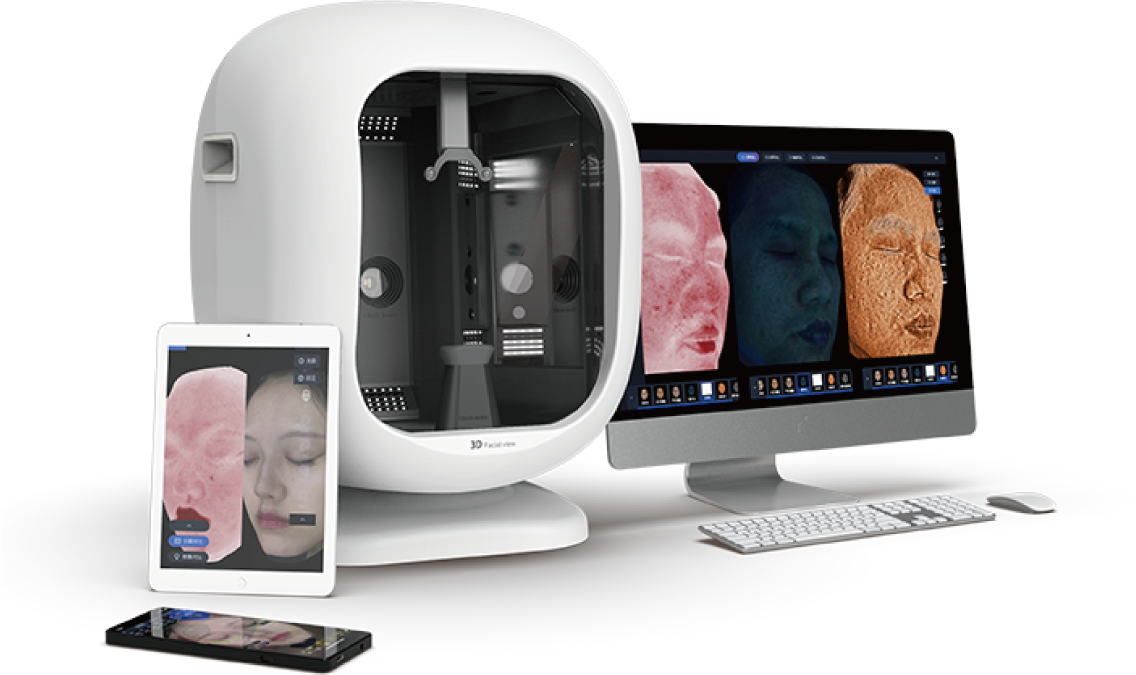 肌診断機（Skin Pot 3D）